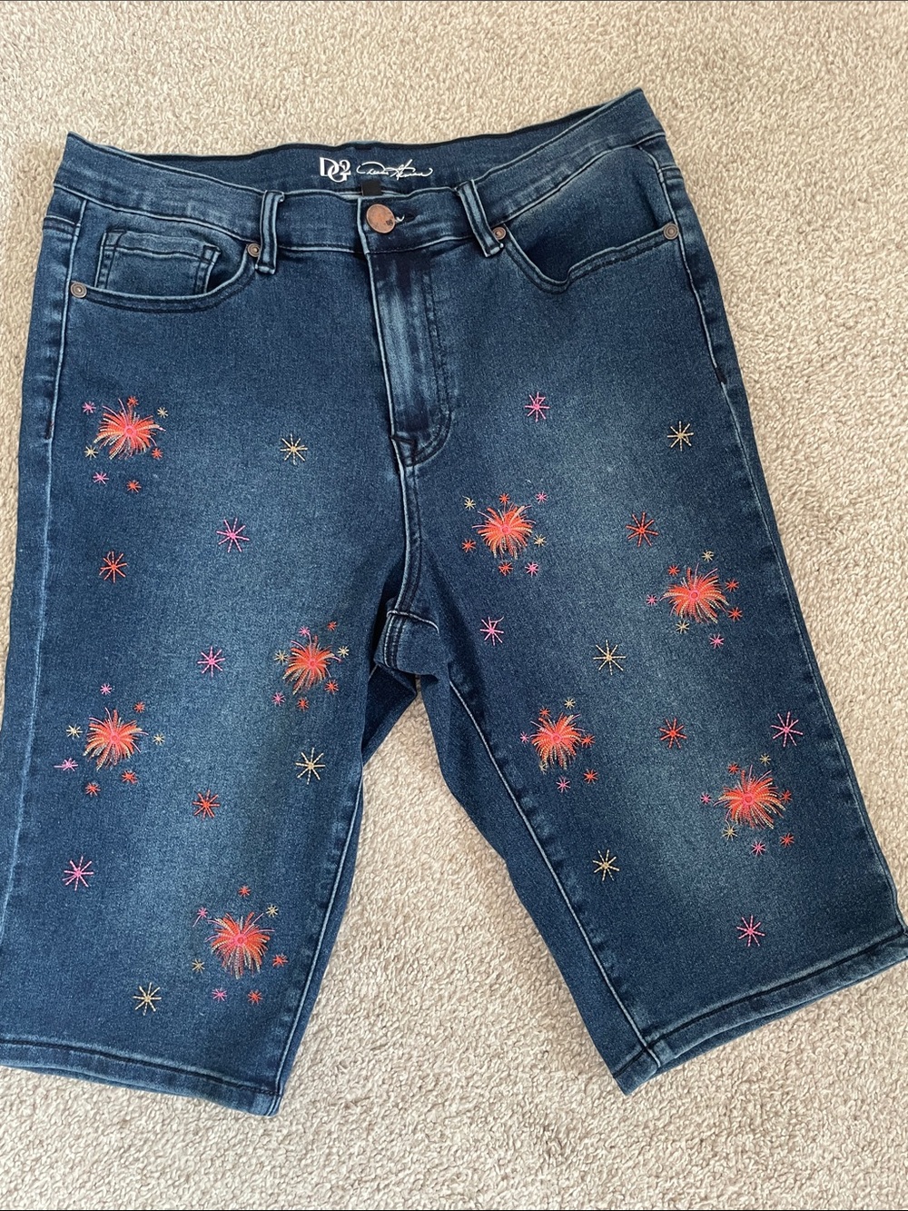 Diane Gilman DG2 Women's stretchy denim shorts